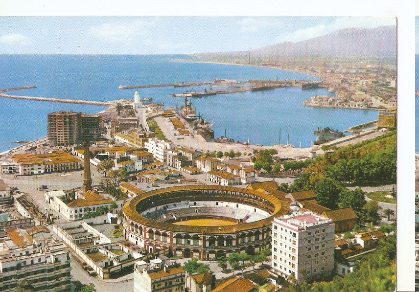 Postal 044674 : Malaga. Plaza de Toros y Puerto