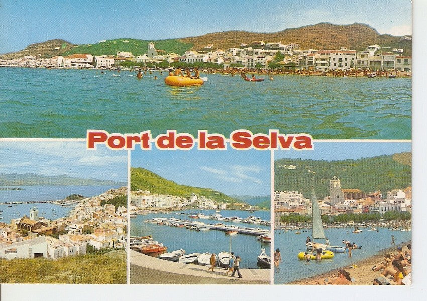 Postal 044685 : Port de la Selva - Costa Brava. Diferens aspectes de la poblacio
