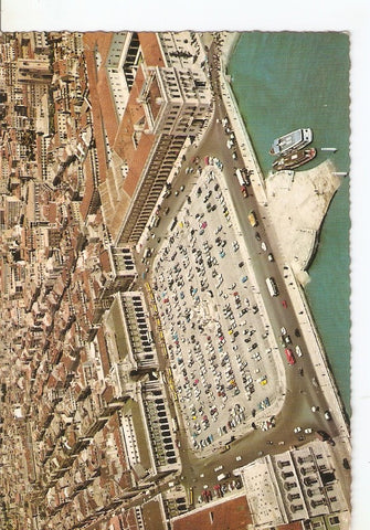 Postal 044687 : Lisboa. Praça do Comercio e una vista parcial viata aerea