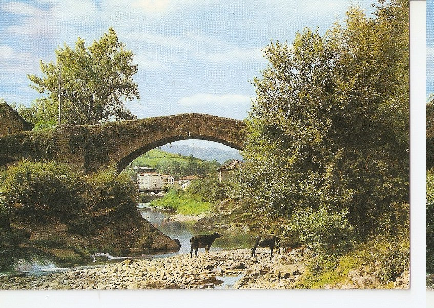 Postal 044732 : Lierganes (Santander). Puente romano