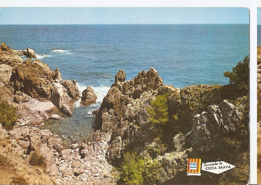 Postal 044737 : Sagaro. Costa Brava. Detalle de la Costa