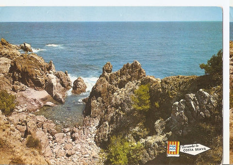 Postal 044737 : Sagaro. Costa Brava. Detalle de la Costa