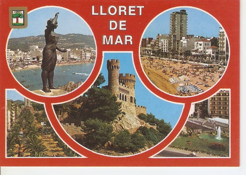 Postal 044745 : Lloret de Mar (Costa Brava). Diferentes aspectos
