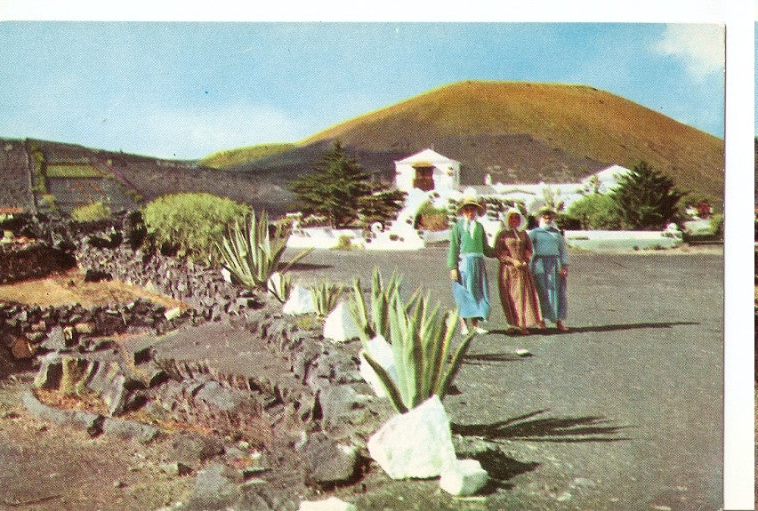 Postal 044773 : Lanzarote. Campesinas de Masdache