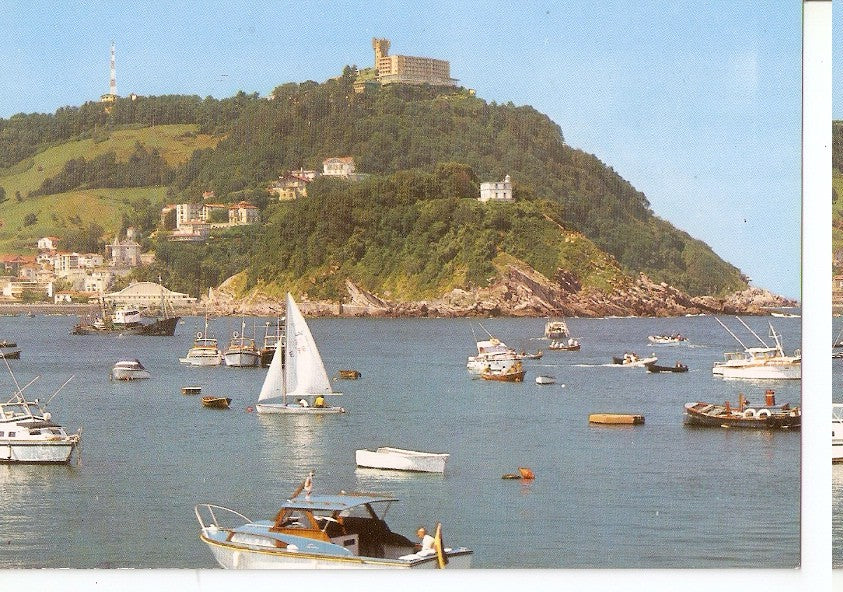 Postal 044780 : San Sebastian. Isla de Santa Clara y monte Igueldo
