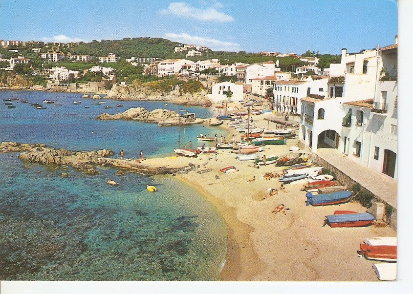 Postal 044787 : Costa Brava Calella de Palafrugell. Detalle de las playas