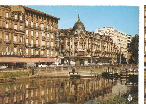 Postal 044797 : Toulouse Cite des Violettes. LEcluse Bayard (face a la Gare). Hotel Le Concorde
