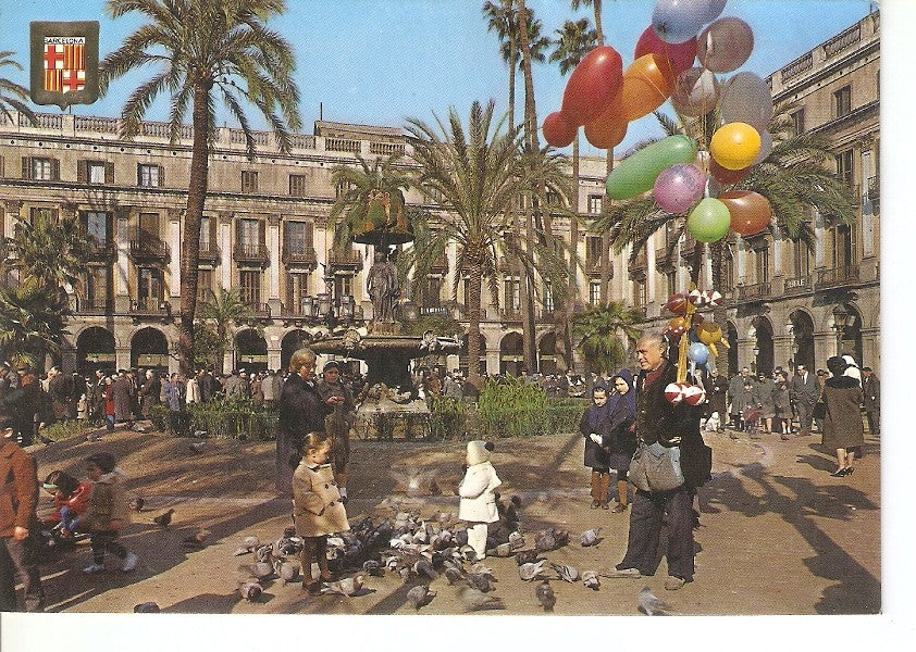 Postal 044799 : Barcelona. Plaza Real