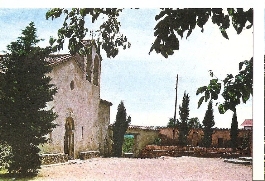 Postal 044845 : Hostal Bell-Lloc. Riells del Montseny. Façana de lAbadia