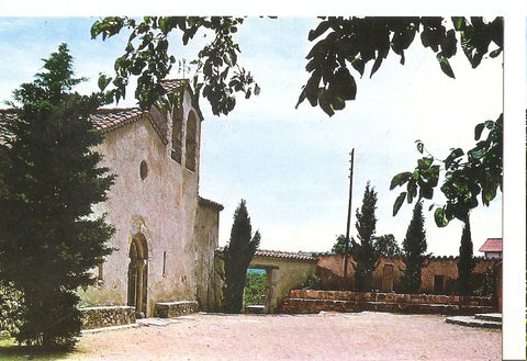 Postal 044845 : Hostal Bell-Lloc. Riells del Montseny. Façana de lAbadia