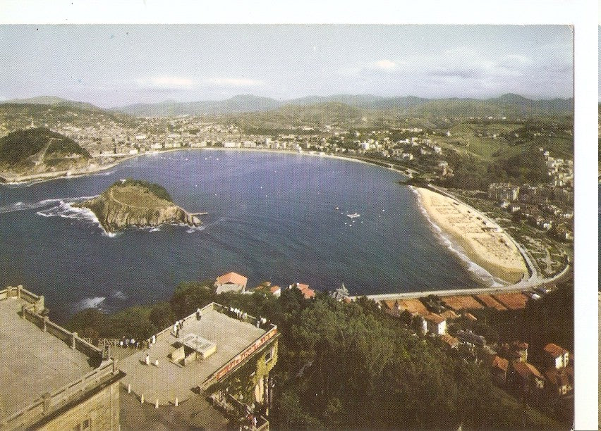 Postal 044854 : San Sebastian. Vista general desde Igueldo