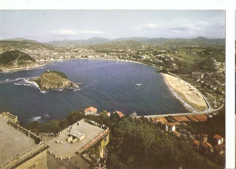 Postal 044854 : San Sebastian. Vista general desde Igueldo