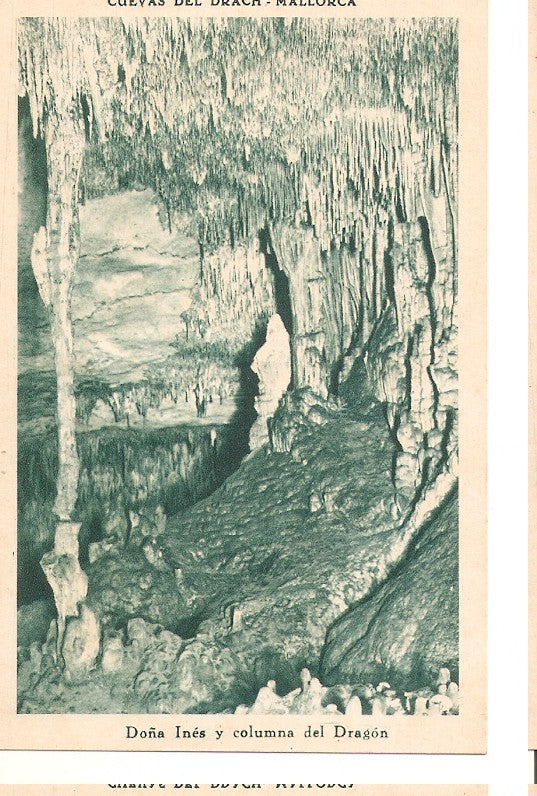 Postal 044860 : Cuevas del Drach - Mallorca. Doña Ines y columna del Dragon