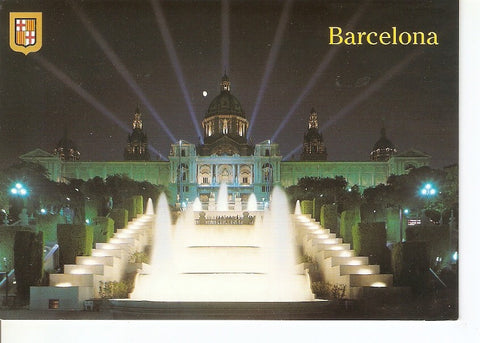 Postal 044871 : Barcelona. Montjuic. Palacio Nacional y Fuente Luminosa