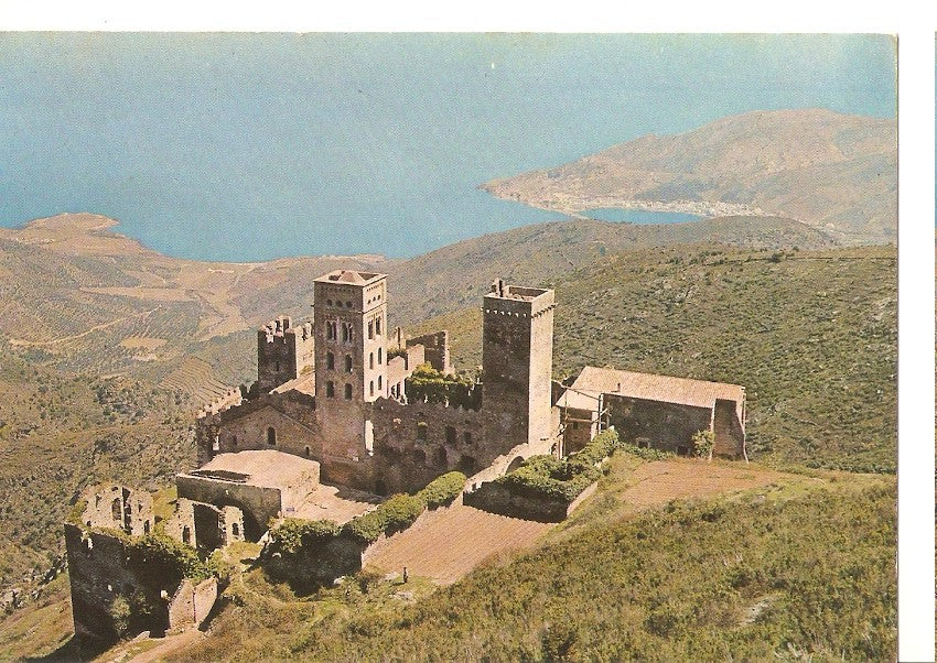 Postal 044878 : Costa Brava. San Pedro de Roda Monasterio