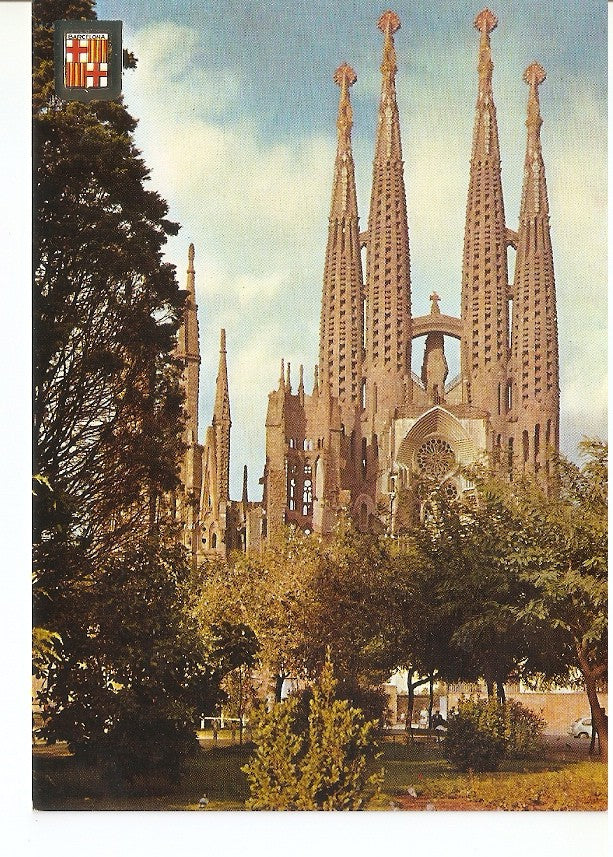 Postal 044898 : Barcelona. Templo de la Sagrada Familia