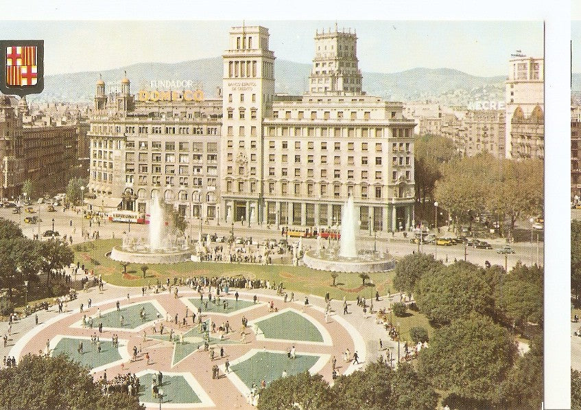 Postal 044899 : Barcelona. Plaza de Cataluña