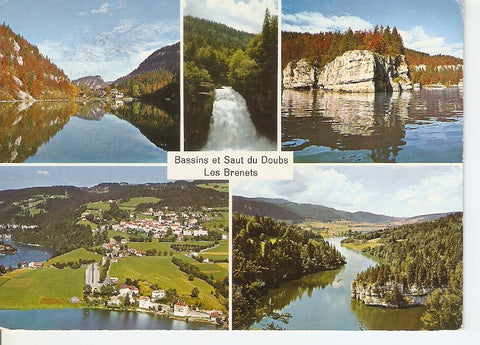 Postal 044911 : Bassins et Saut du Doubs. Les Brenets