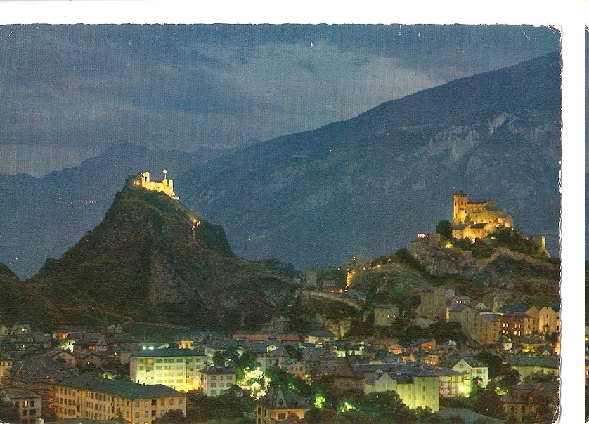 Postal 044912 : Sion. A la lueur de ses etoiles