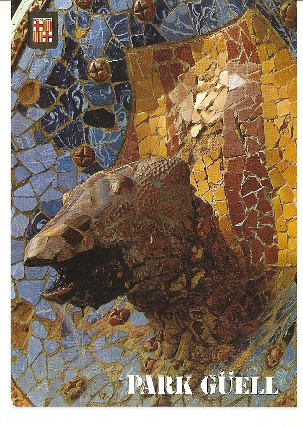 Postal 044920 : Obras de Gaudi. Barcelona parque Guell