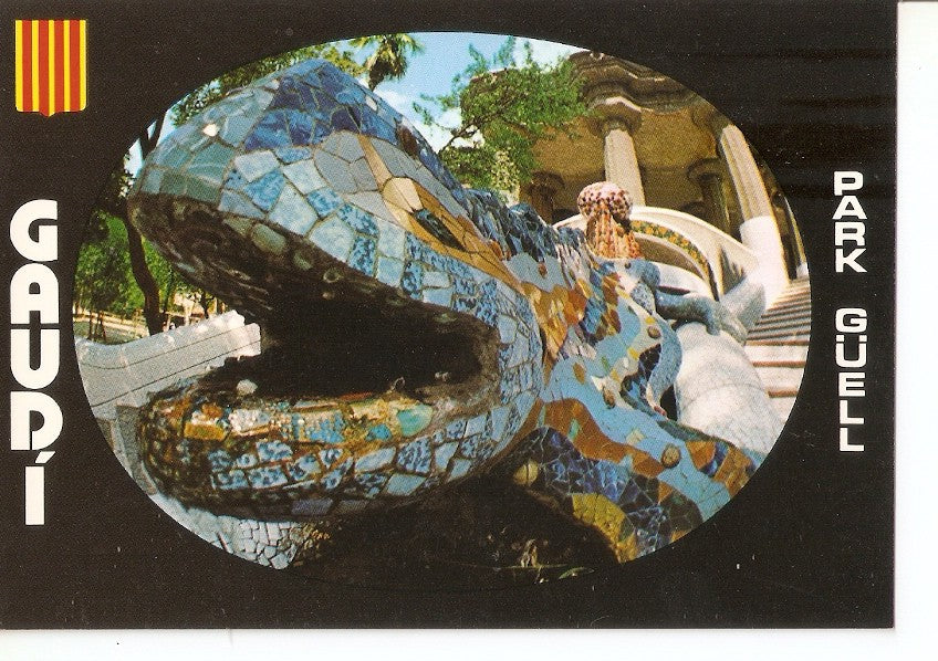 Postal 044922 : Barcelona. Parque Guell - Gaudi