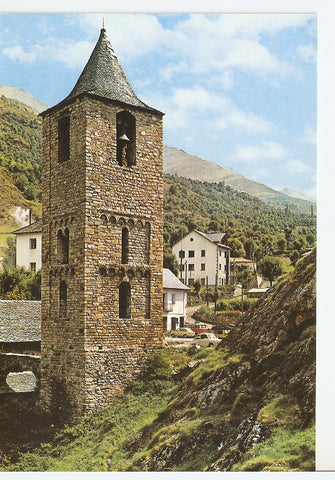 Postal 044941 : Pirineos de Lerida. Alto Ribagorça. Bohi y su campanario romanico