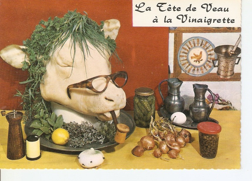 Postal 044974 : La tete de veau a la vinaigrette