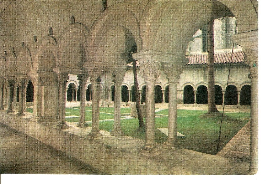 Postal 044989 : Gerona. Claustro romanico de la Catedral. Siglo XII