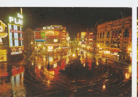 Postal 044999 : Piccadilly at Night London