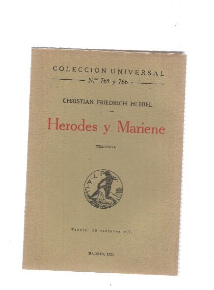 Coleccion Universal numero 765/766: Herodes y Mariene