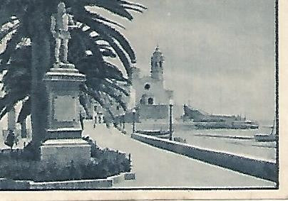 CROMO 00111 GALLINA BLANCA 2o ALBUM.  Serie 44 Sitges. Numero 8 Monumento al Greco