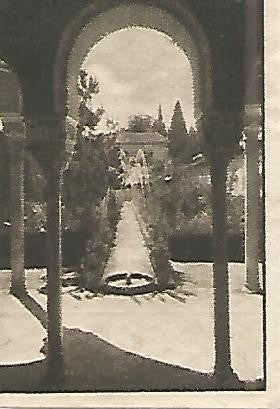 CROMO 00162 GALLINA BLANCA 2o ALBUM. Serie 59 Arte arabe. Numero 4 Granada Generalife