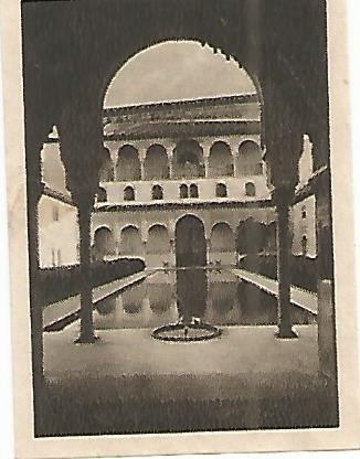 CROMO 00163 GALLINA BLANCA 2o ALBUM. Serie 59 Arte arabe. Numero 5 Granada Alhambra