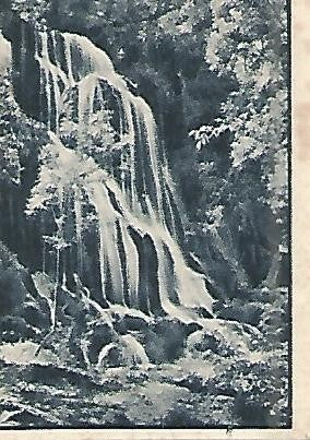 CROMO 00164 GALLINA BLANCA 2o ALBUM. Serie 60 Monasterio de Piedra. Numero 2 Gruta La Becante