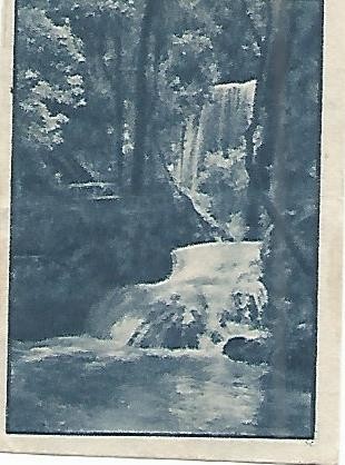 CROMO 00165 GALLINA BLANCA 2o ALBUM. Serie 60 Monasterio de Piedra. Numero 3 Cascada la Requijada