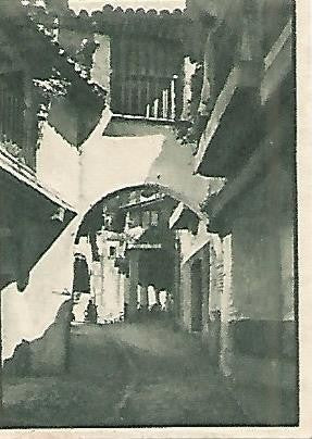 CROMO 00173 GALLINA BLANCA 2o ALBUM. Serie 61 Calles de regiones de España. Numero 9 Guadalupe Caceres