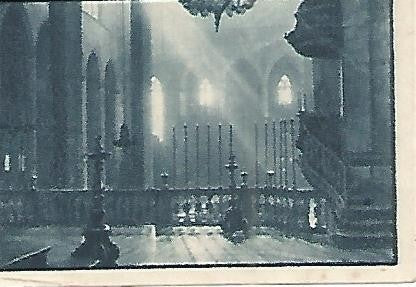 CROMO 00182 GALLINA BLANCA 2o ALBUM. Serie 68 La luz a traves de la piedra. Numero 6 Santa Maria del Mar Barcelona