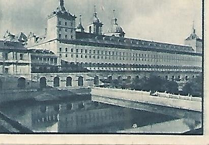 CROMO 00204 GALLINA BLANCA 2o ALBUM. Serie 84 Monasterio del Escorial. Numero 4
