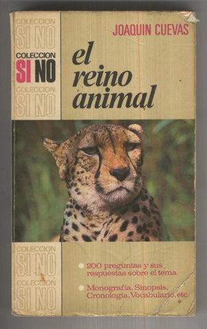 Coleccion Si No numero 009: el reino animal (cubierta regular estado con roto en trasera)