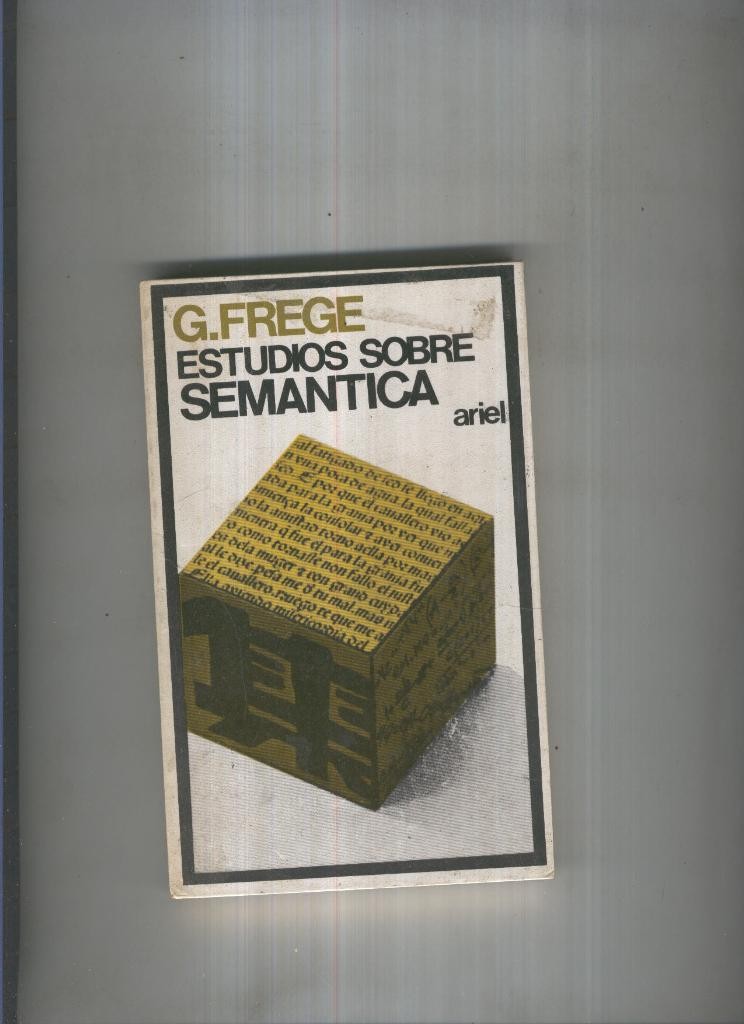 Estudios sobre semantica