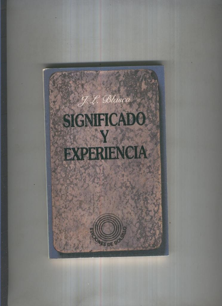 Significado y experiencia