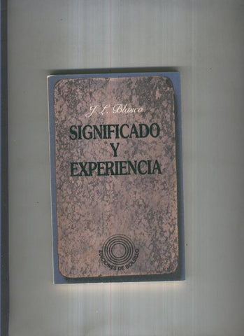 Significado y experiencia