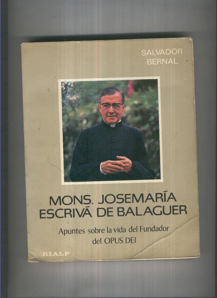 Mons. JoseMaria Escriva de Balaguer