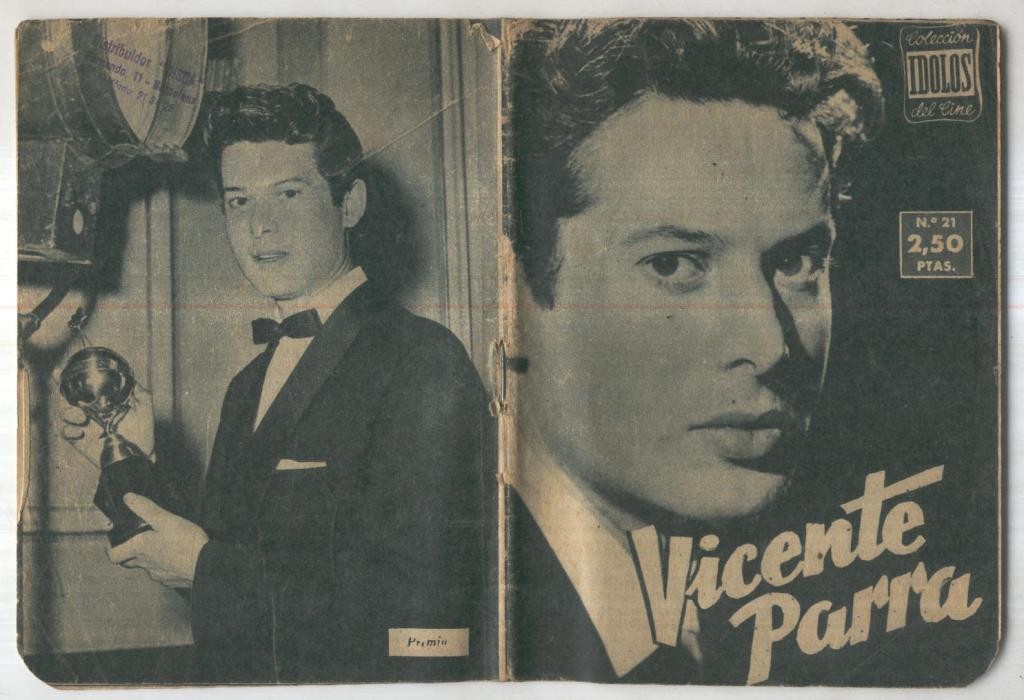 Idolos del cine numero 021: Vicente Parra