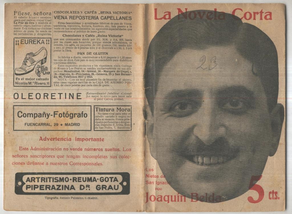 La novela corta numero 025: Los nietos de San Ignacio