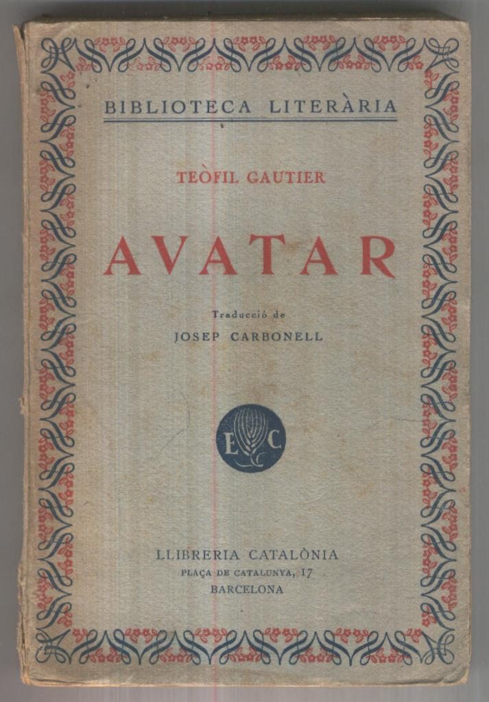 Biblioteca Literaria: Avatar (tapa blanda algo estropeada)