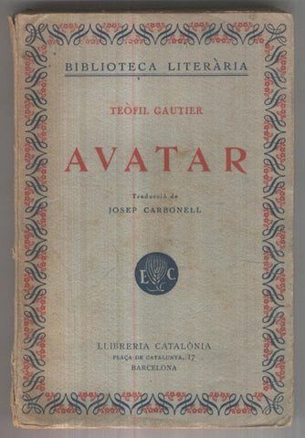 Biblioteca Literaria: Avatar (tapa blanda algo estropeada)