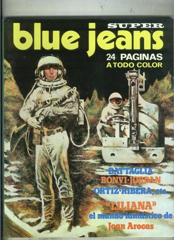 Blue Jeans numero 23: Jeff Hawke por Sidney Jordan, El monstruo del lago ness por bonvi