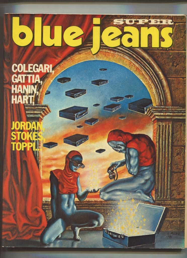 Blue Jeans numero 27: El mago fedor por Parker y Hart (suelto del lomo interior)
