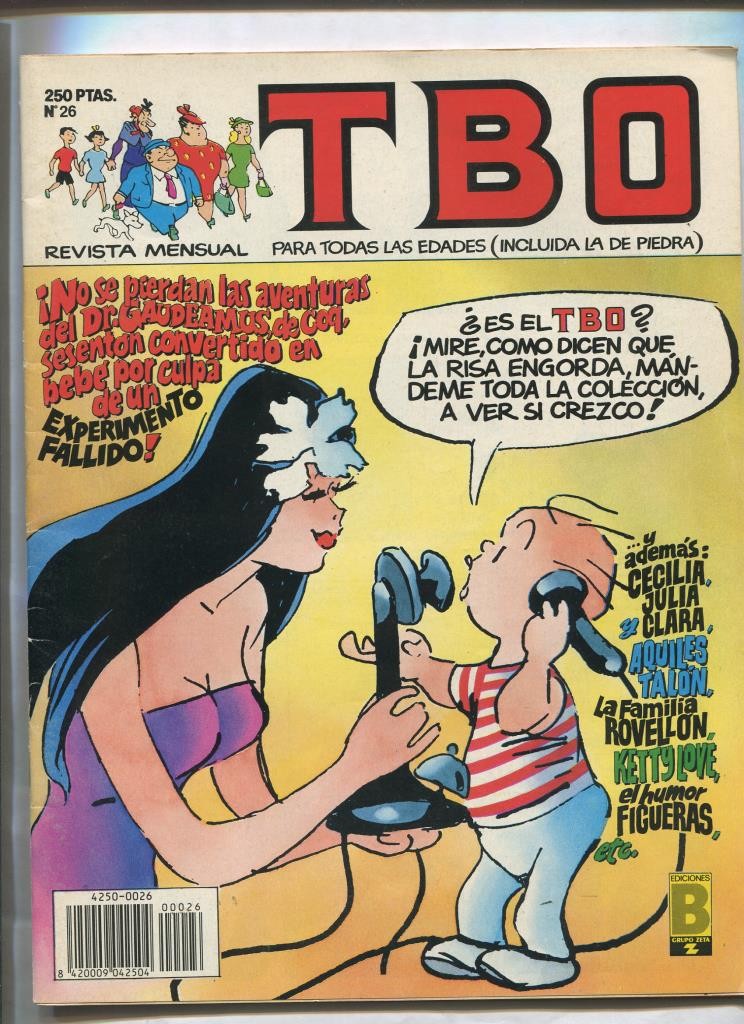 TBO de Ediciones B numero 026: (numerado 1 en trasera)